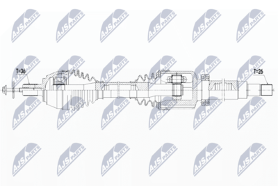 Drive Shaft NTY NPW-VV-125