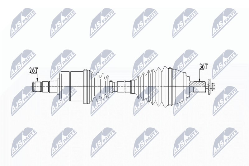 NTY NPW-VV-131 Drive Shaft