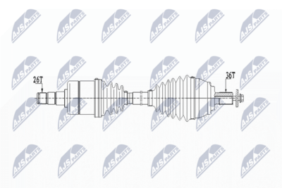 Drive Shaft NTY NPW-VV-131