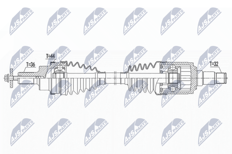 NTY NPW-VV-141 Drive Shaft
