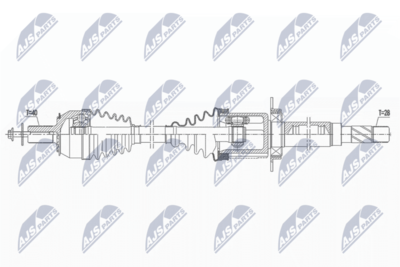 Drive Shaft NTY NPW-VV-145