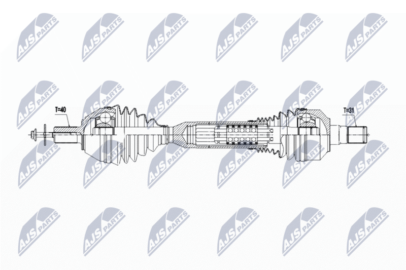 NTY NPW-VV-148 Drive Shaft