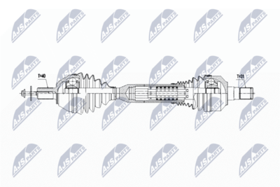 Drive Shaft NTY NPW-VV-148