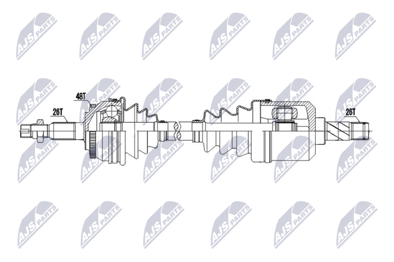 NTY NPW-VV-151 Drive Shaft