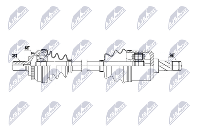 Drive Shaft NTY NPW-VV-153