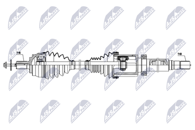 Drive Shaft NTY NPW-VV-161