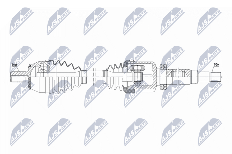 NTY NPW-VV-177 Drive Shaft