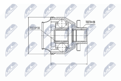 Joint Kit, drive shaft NTY NPW-VW-014