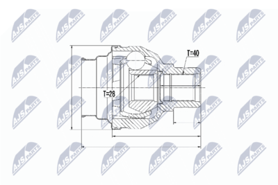 Joint Kit, drive shaft NTY NPW-VW-031