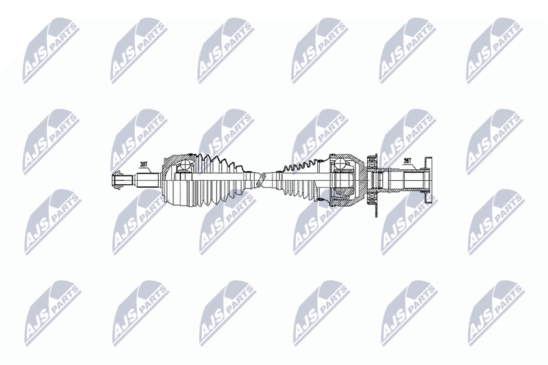 NTY NPW-VW-047 Drive Shaft