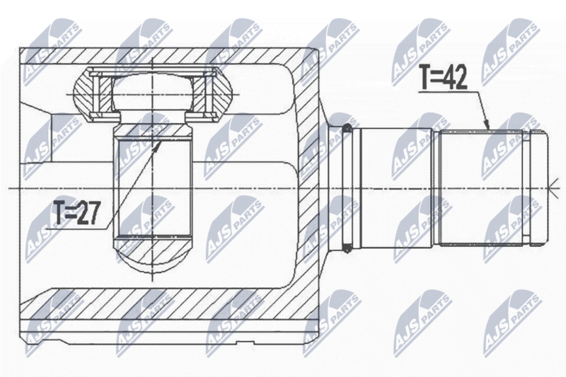 NTY NPW-VW-062 Joint Kit, drive shaft
