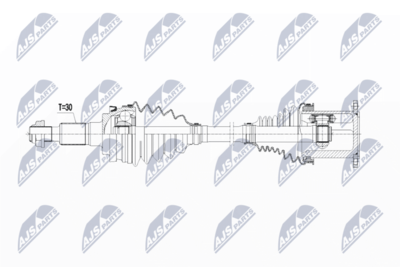 Drive Shaft NTY NPW-VW-065