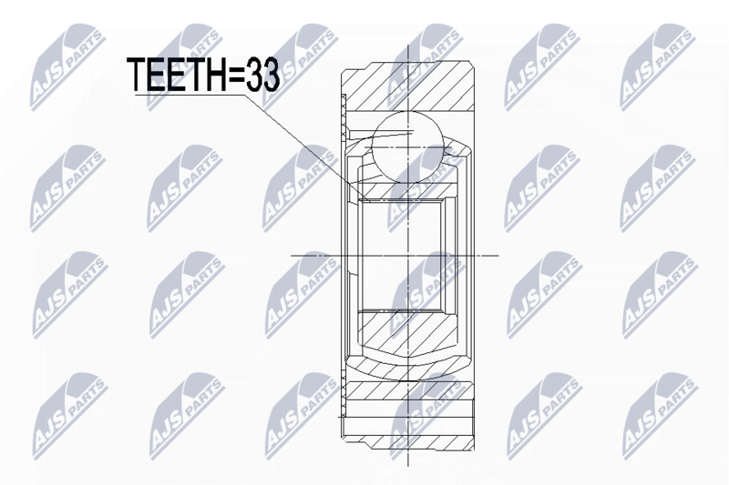NTY NPW-VW-068 Joint Kit, drive shaft