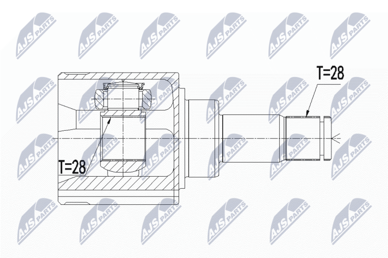 NTY NPW-VW-072 Joint Kit, drive shaft