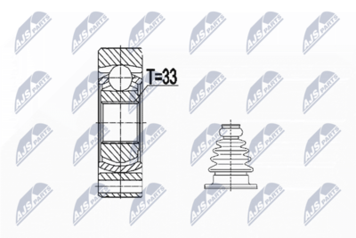 Joint Kit, drive shaft NTY NPW-VW-074
