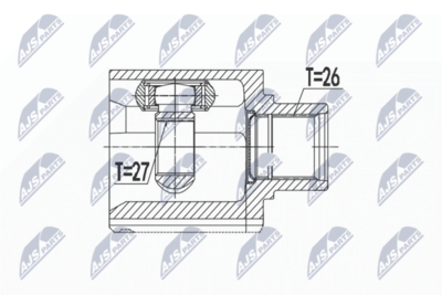 Joint Kit, drive shaft NTY NPW-VW-076