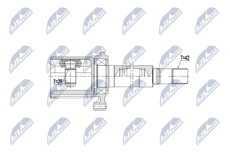 NTY NPW-VW-092 Joint Kit, drive shaft