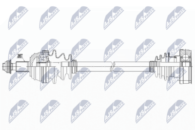 Drive Shaft NTY NPW-VW-097