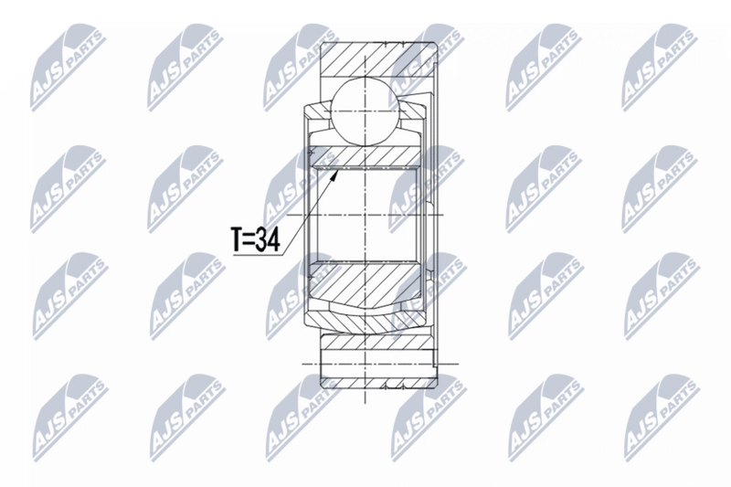 NTY NPW-VW-122 Joint Kit, drive shaft
