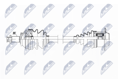 Drive Shaft NTY NPW-VW-145