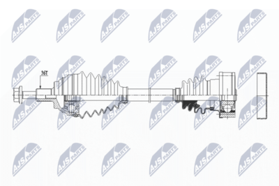 Drive Shaft NTY NPW-VW-149