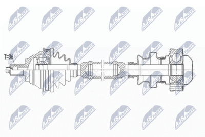 Drive Shaft NTY NPW-VW-164