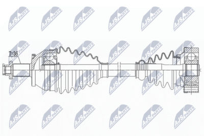 Drive Shaft NTY NPW-VW-191