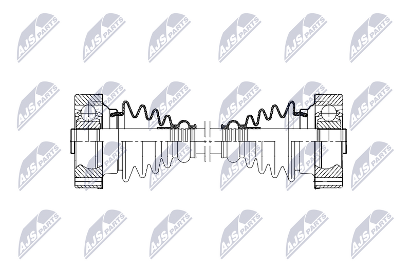 NTY NPW-VW-198 Drive Shaft