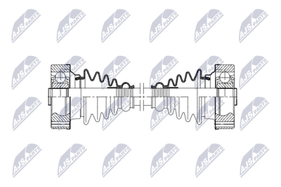 Drive Shaft NTY NPW-VW-198