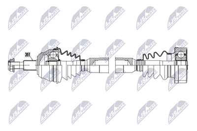 Drive Shaft NTY NPW-VW-199