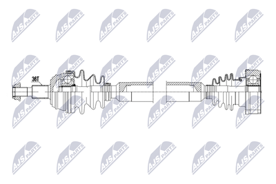 Drive Shaft NTY NPW-VW-200