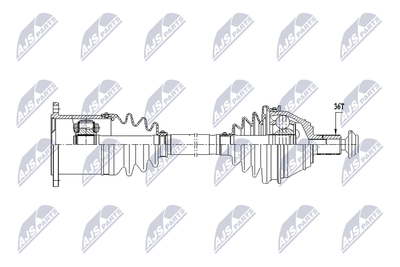Drive Shaft NTY NPW-VW-211