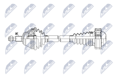 Drive Shaft NTY NPW-VW-216