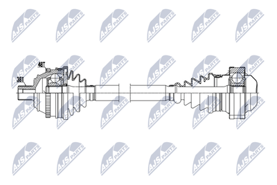 Drive Shaft NTY NPW-VW-217