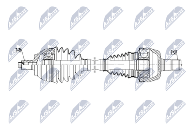 Drive Shaft NTY NPW-VW-220