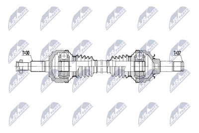 Drive Shaft NTY NPW-VW-222