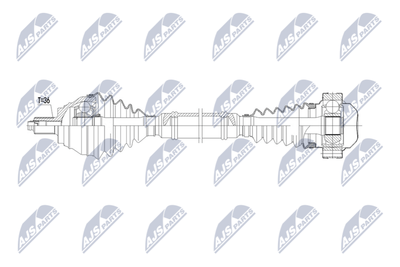 Drive Shaft NTY NPW-VW-231