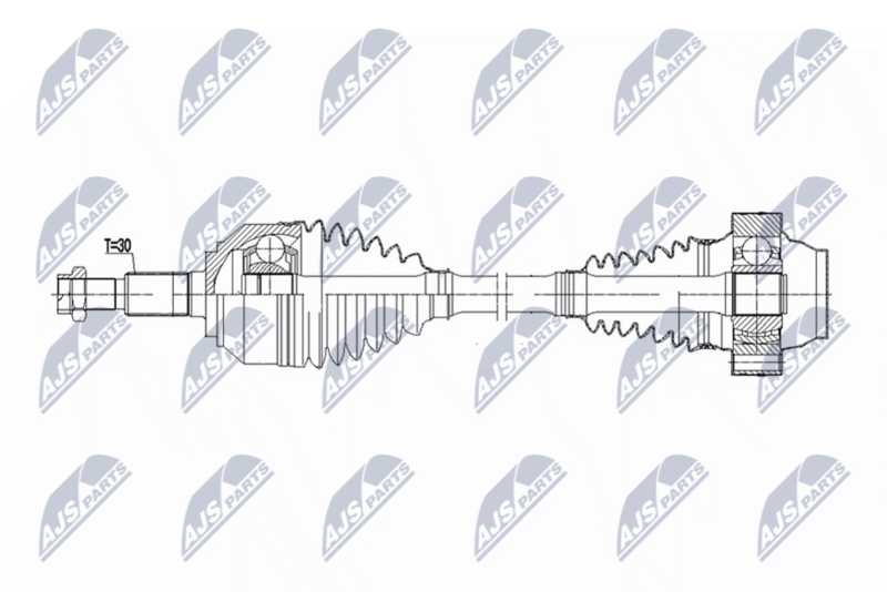 NTY NPW-VW-247 Drive Shaft