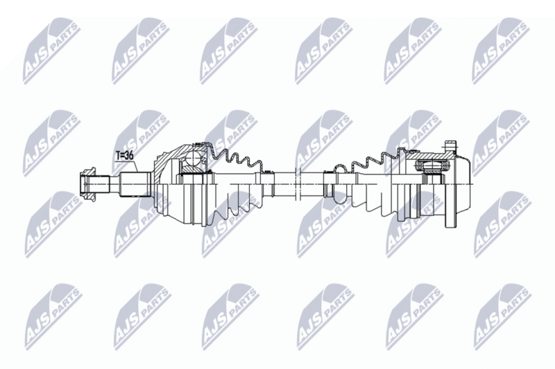NTY NPW-VW-249 Drive Shaft