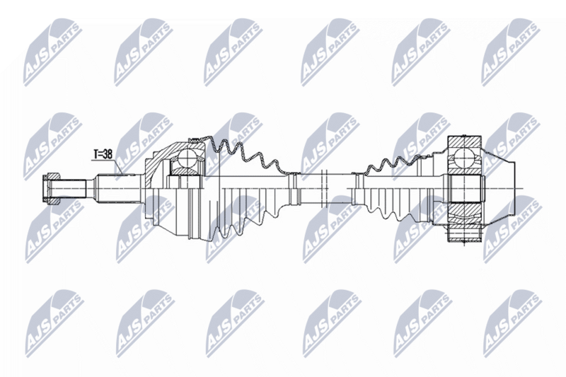 NTY NPW-VW-251 Drive Shaft