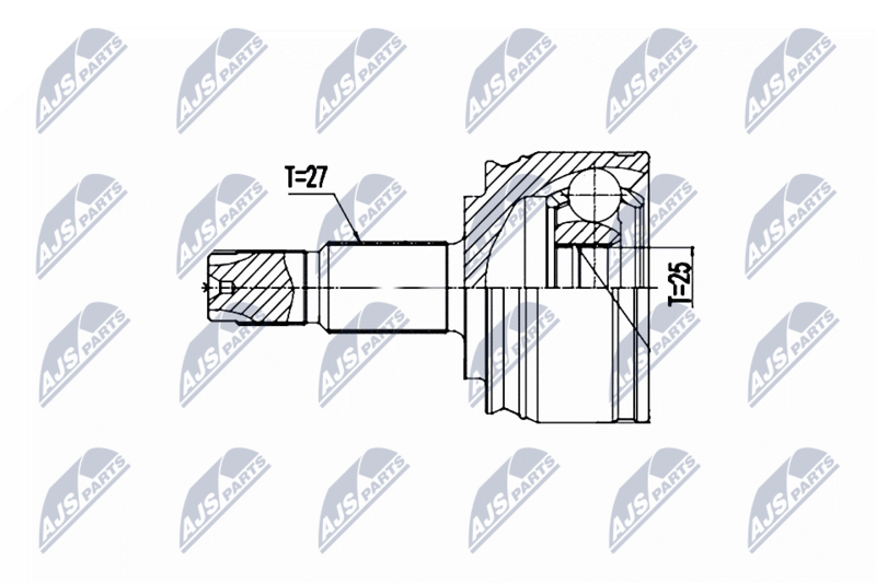 NTY NPZ-AR-017 Joint Kit, drive shaft