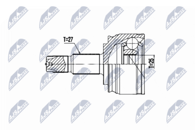 Joint Kit, drive shaft NTY NPZ-AR-017