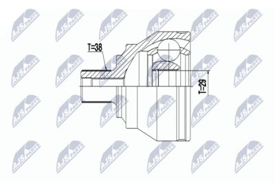 Joint Kit, drive shaft NTY NPZ-AU-049