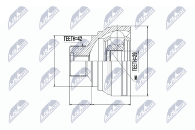 Joint Kit, drive shaft NTY NPZ-AU-053
