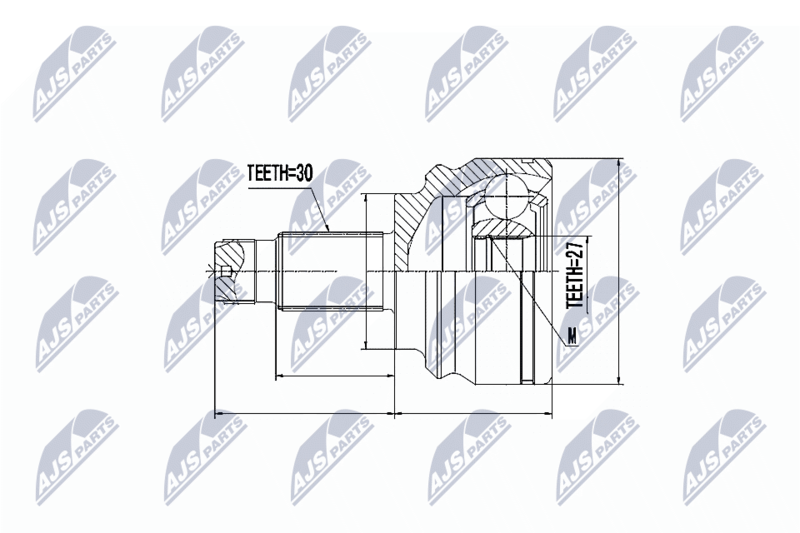 NTY NPZ-BM-001 Joint Kit, drive shaft