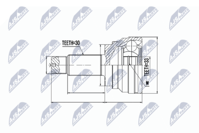 Joint Kit, drive shaft NTY NPZ-BM-005
