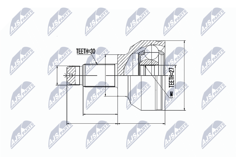 NTY NPZ-BM-006 Joint Kit, drive shaft