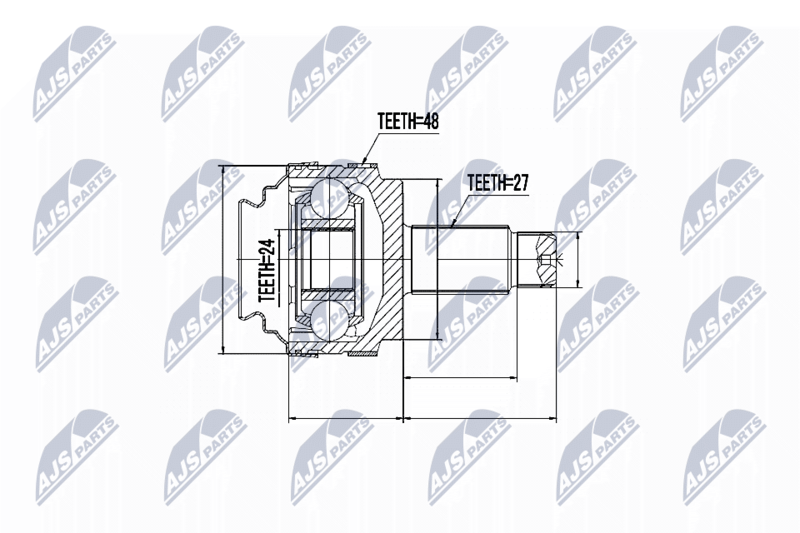 NTY NPZ-BM-007 Joint Kit, drive shaft