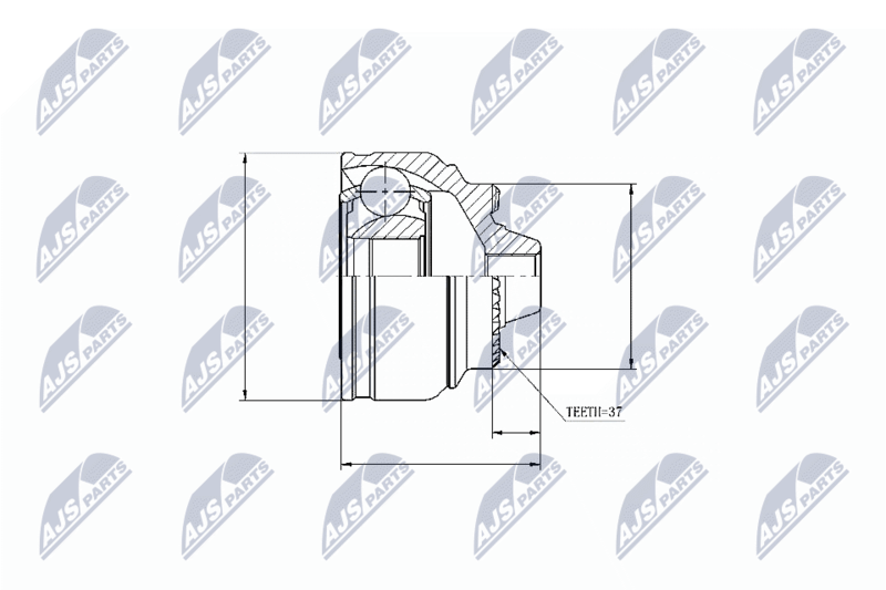 NTY NPZ-BM-009 Joint Kit, drive shaft