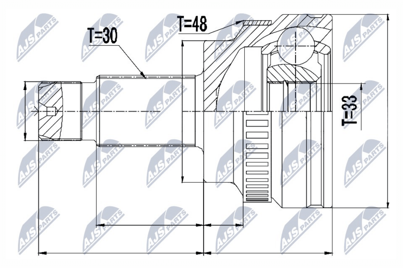NTY NPZ-BM-010 Joint Kit, drive shaft